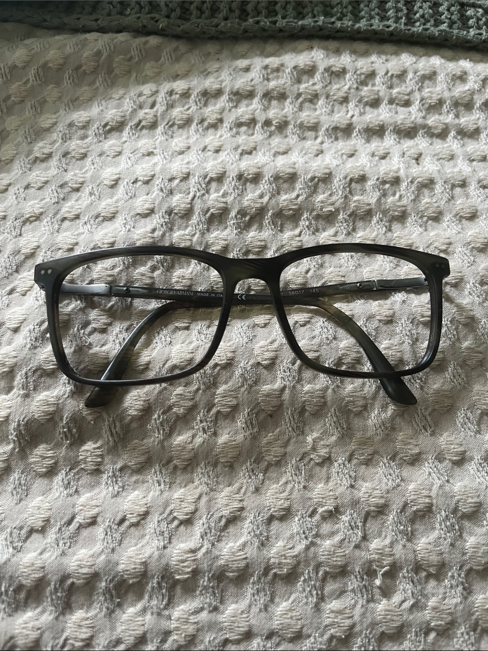Georgio Armani AR7122 glasses - FRAMES ONLY. Matt finish and full rim design